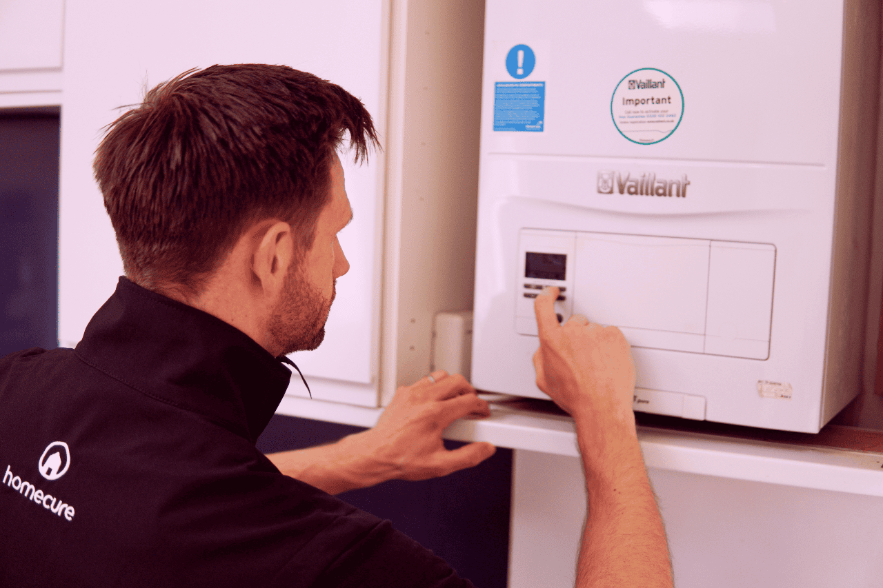 One of our heating engineers replacing a boiler in [city]