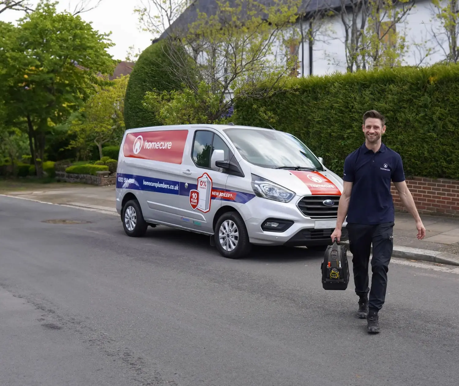 Homecure plumber carrying out Drain unblocking in [city]